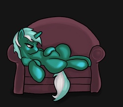 Size: 1070x934 | Tagged: safe, lyra heartstrings, pony, g4, couch, female, solo, tumblr