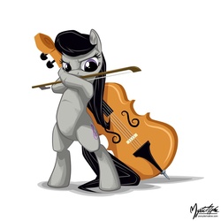 Size: 992x992 | Tagged: safe, artist:mysticalpha, octavia melody, earth pony, pony, g4, cello, female, musical instrument, solo