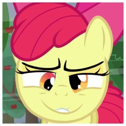 Size: 1936x1936 | Tagged: safe, apple bloom, apple family reunion, g4, my little pony: friendship is magic, derp, inverted mouth