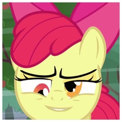 Size: 1936x1936 | Tagged: safe, apple bloom, apple family reunion, g4, my little pony: friendship is magic, derp, inverted mouth