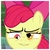 Size: 1936x1936 | Tagged: safe, apple bloom, apple family reunion, g4, my little pony: friendship is magic, derp, inverted mouth