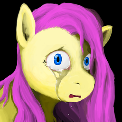 Size: 2000x2000 | Tagged: safe, artist:captainggkitten, fluttershy, g4, crying, solo