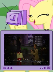 Size: 562x770 | Tagged: safe, fluttershy, g4, barney stinson, exploitable meme, how i met your mother, meme, neil patrick harris, robin, television, tv meme