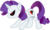 Size: 2748x1652 | Tagged: safe, artist:frankleonhart, rarity, robot, g4, female, male, metal sonic, simple background, solo, sonic the hedgehog, sonic the hedgehog (series), transparent background, vector