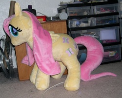 Size: 1000x805 | Tagged: safe, artist:bladespark, fluttershy, pony, g4, irl, photo, plushie, solo