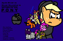 Size: 500x332 | Tagged: artist needed, safe, apple bloom, applejack, derpy hooves, dj pon-3, pinkie pie, rarity, scootaloo, sweetie belle, vinyl scratch, pegasus, pony, g4, 30 minute art challenge, crossover, female, mare, star wars