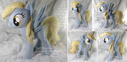 Size: 1634x800 | Tagged: safe, artist:hystree, derpy hooves, pony, g4, irl, photo, plushie, solo