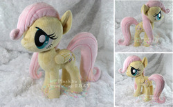 Size: 1300x800 | Tagged: safe, artist:hystree, fluttershy, pony, g4, female, filly, irl, photo, plushie, solo