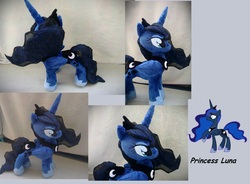 Size: 3384x2496 | Tagged: safe, artist:epicrainbowcrafts, princess luna, pony, g4, irl, photo, plushie, solo