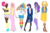 Size: 1132x742 | Tagged: safe, artist:robynne, applejack, fluttershy, pinkie pie, rainbow dash, rarity, twilight sparkle, human, g4, dark skin, horn, horned humanization, humanized, winged humanization