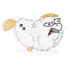 Size: 1000x886 | Tagged: safe, artist:zonkpunch, bulk biceps, sheep, g4, fluffy