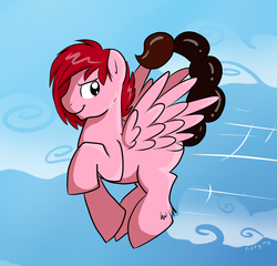 Size: 1280x1231 | Tagged: safe, artist:pippy, oc, oc only, pegasus, pony, scorpion, crossbreed