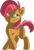 Size: 925x1344 | Tagged: safe, artist:arastane-siryphia, babs seed, earth pony, pony, g4, female, simple background, smiling, smirk, smug, solo, transparent background