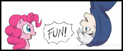 Size: 600x252 | Tagged: safe, artist:feujenny07, pinkie pie, g4, crossover, dreamworks, fun, jack frost, rise of the guardians