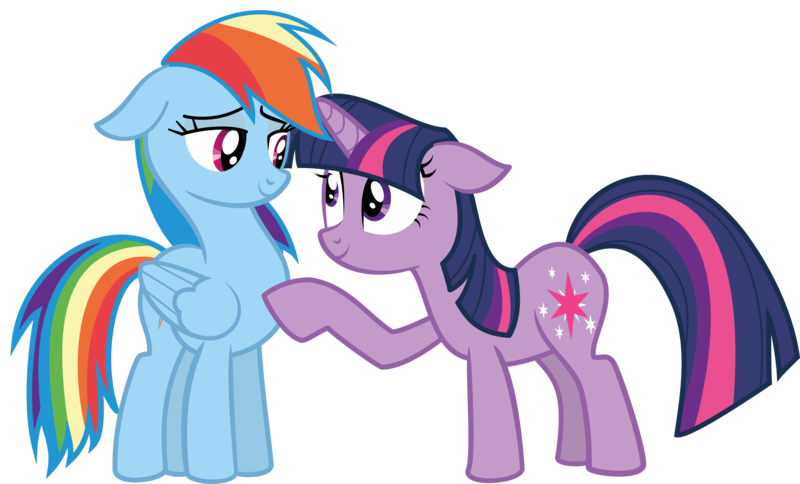 172879 - safe, artist:waranto, rainbow dash, twilight sparkle, female,  lesbian, shipping, simple background, transparent background, twidash,  vector - Derpibooru