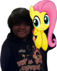 Size: 316x391 | Tagged: safe, fluttershy, human, g4, irl, photo, simple background, transparent background, vector