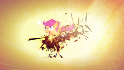 Size: 1920x1080 | Tagged: safe, artist:adrianimpalamata, scootaloo, g4, wallpaper