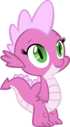 Size: 1060x1920 | Tagged: safe, cheerilee, spike, dragon, g4, dragoness, female, palette swap, pink, recolor, rule 63, simple background, transparent background, vector