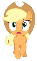 Size: 2992x4952 | Tagged: safe, artist:natalistudios, applejack, earth pony, pony, g4, female, simple background, solo, transparent background, vector