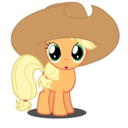 Size: 5000x5000 | Tagged: safe, artist:camsy34, apple bloom, applejack, earth pony, pony, g4, magic duel, absurd resolution, cute, female, filly, jackabetes, recolor, simple background, solo, transparent background, vector