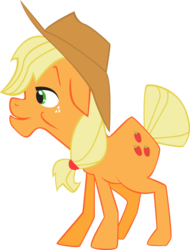 Size: 2084x2740 | Tagged: safe, artist:purpleamhariccoffee, applejack, granny smith, earth pony, pony, g4, magic duel, female, recolor, simple background, solo, transparent background, vector
