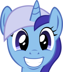 Size: 3502x3996 | Tagged: safe, artist:ambassad0r, minuette, pony, unicorn, g4, cleanest teeth in equestria, faic, simple background, smiling, solo, squee, transparent background, vector