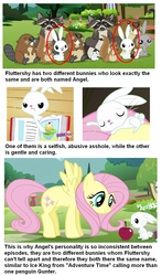 Size: 843x1430 | Tagged: safe, angel bunny, fluttershy, g4, magic duel, my little pony: friendship is magic, text