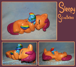 Size: 916x806 | Tagged: safe, artist:fox-artist13, rainbow dash, scootaloo, g4, doll, irl, photo