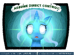 Size: 680x508 | Tagged: dead source, safe, artist:php13, trixie, g4, animated, ask, askchrysalis, assuming direct control, female, mass effect, tumblr