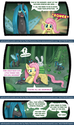 Size: 683x1151 | Tagged: safe, fluttershy, queen chrysalis, g4, ask, askchrysalis, tumblr