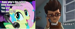 Size: 793x305 | Tagged: safe, fluttershy, human, g4, exploitable meme, glasses, meme, phone meme, raf, transformers, transformers prime