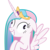 Size: 1276x1276 | Tagged: safe, pinkie pie, princess celestia, alicorn, pony, princess molestia, g4, adventure in the comments, adventure with pinkie clone, contemplating insanity, derp, female, floppy ears, grin, insanity, insanity face, mare, pinkamena diane pie, simple background, smiling, solo, spread wings, transparent background, vector, wide eyes