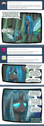 Size: 825x2353 | Tagged: safe, queen chrysalis, g4, ask, askchrysalis, tumblr