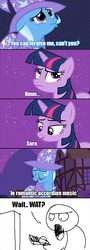 Size: 400x1105 | Tagged: safe, trixie, twilight sparkle, g4, magic duel, comic, female, lesbian, ship:twixie, shipping