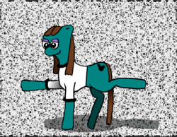Size: 900x698 | Tagged: safe, artist:thegreatallie, oc, oc only, earth pony, pony, clothes, extended trot pose