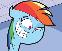 Size: 1200x1000 | Tagged: safe, rainbow dash, g4, parody, tell me i'm pretty, the fairly oddparents, trixie tang
