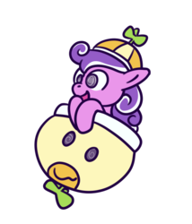 Size: 578x674 | Tagged: source needed, safe, artist:nidote-the-nidoran, screwball, g4, crossover, koopa clown car, nintendo, super mario bros., super mario world