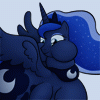 Size: 100x100 | Tagged: safe, artist:jesseorange, princess luna, g4, chubby cheeks, fat, gif, icon, morbidly obese, non-animated gif, obese, picture for breezies, princess moonpig, small