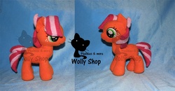 Size: 1000x518 | Tagged: safe, artist:vegeto-uchihaportgas, babs seed, pony, g4, irl, photo, plushie, solo