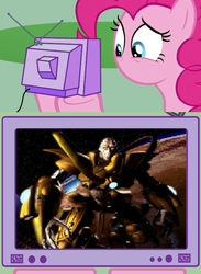 Size: 563x771 | Tagged: safe, pinkie pie, pony, protoss, g4, exploitable meme, meme, no mouth, starcraft, tv meme