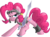 Size: 3153x2364 | Tagged: safe, artist:itchykitchy, pinkie pie, earth pony, pony, g4, armor, female, simple background, solo, sword, transparent background, vector