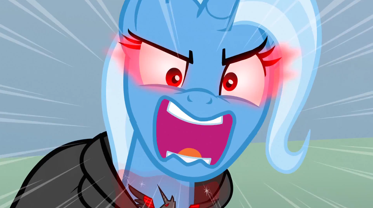 Safe Screencap Trixie Pony Unicorn G Magic Duel Alicorn Amulet Angry Evil