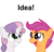 Size: 3489x3341 | Tagged: safe, artist:sasukex125, scootaloo, sweetie belle, g4, simple background, transparent background, vector