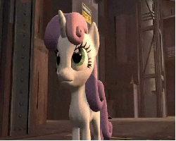 Size: 580x464 | Tagged: artist needed, safe, sweetie belle, pony, robot, unicorn, g4, 3d, animated, death, decapitated, decapitation, exploding head, explosion, female, filly, fire, foal, gif, hooves, horn, open mouth, reaction image, self-destruct, solo, source filmmaker, sweetie bot, teeth, video at source
