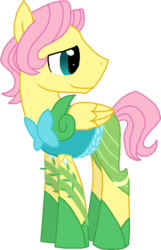 Size: 498x773 | Tagged: safe, artist:starryoak, fluttershy, pegasus, pony, g4, butterscotch, clothes, dignified wear, dress, gala dress, rule 63, simple background, smiling, solo, suit, transparent background