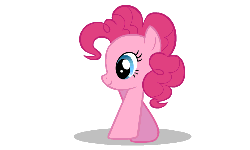 Size: 500x300 | Tagged: safe, artist:extradan, pinkie pie, crab pony, two legged creature, g4, adoracreepy, adorawat, animated, creepy, cute, dumb running ponies, female, not salmon, walking, wat, what has science done