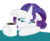 Size: 11000x9000 | Tagged: dead source, safe, artist:joey darkmeat, artist:mamandil, rarity, pony, g4, absurd resolution, coffee, female, morning ponies, simple background, solo, transparent background