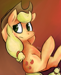 Size: 661x810 | Tagged: safe, artist:dotkwa, applejack, earth pony, pony, g4, female, solo