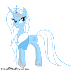 Size: 500x471 | Tagged: safe, artist:atomickitten10, 30 minute art challenge, ice, ponified