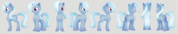 Size: 3700x728 | Tagged: safe, artist:egophiliac, trixie, pony, unicorn, g4, 3d, female, mare, solo